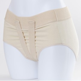 Pikasatsu Pelvic Floor Supporter, Medical Use, Made in Japan, Urine Leakage, Pelvic Organ Removal, Genital Devastation, Countermeasure, Support Shorts, Odor Resistant, Absorbent, Thick Fabric, Beige, XL (Hip: 38.2 - 41.3 inches (97 - 105 cm)