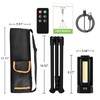 13200mAh Rechargeable Solar Work Light with Folding Stand and Carrying