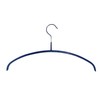 Hagspiel Pack of 10 Clothes Hangers Made of Metal, Non-Slip