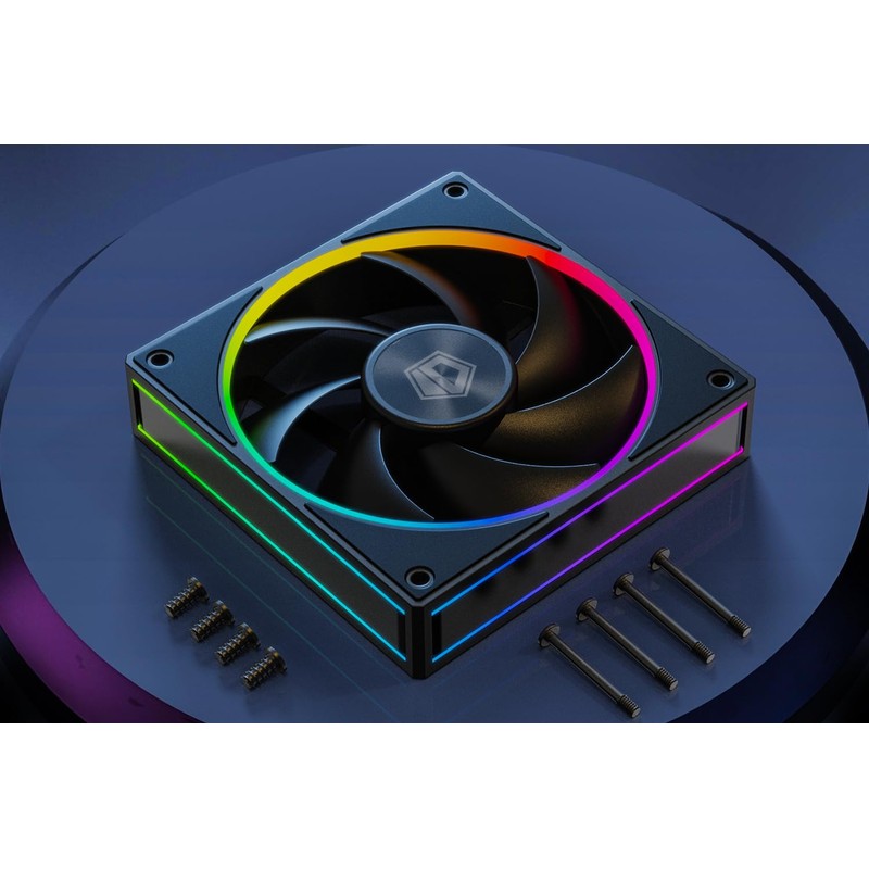 ID-COOLING AF-127-K-TRIO 120mm Case Fan ARGB FDB Bearing PC Fan