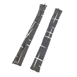 CHENNAN 1 Pair of Armrest Covers, Armrest Covers for Office Chairs with Zip, Removable Chair Armrest Cover, Stretchy Polyester Office Chair Protective Covers, Suitable for Home and Office (A)