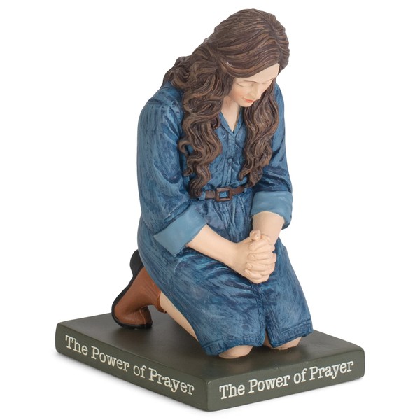Dicksons Power of Prayer Woman Natural 5 x 3 Resin