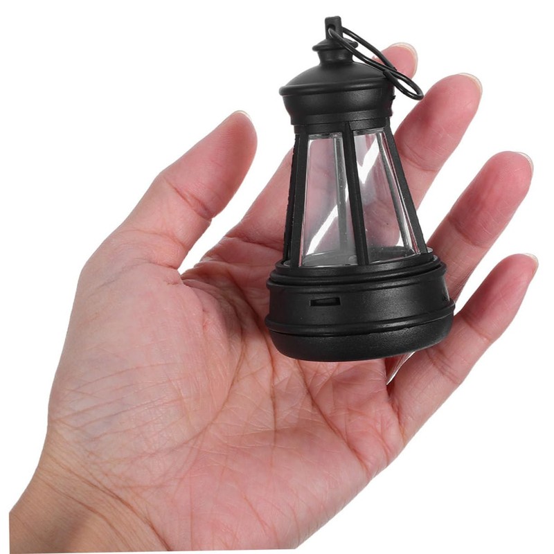 TOPPERFUN 3pcs Mini Solar Lantern Lights Small Hanging Lantern Replacement