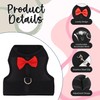 AIITLE Rabbit Harness and Leash Set with Cute Bow, Soft