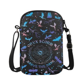 G2TUP Quest Squad Crossbody Bag Ridoc Gamlyn Gifts Xaden Riorson Gifts Brave The Dark Violet Sorrengail Shoulder Bag (Brave The Dark cb CA)