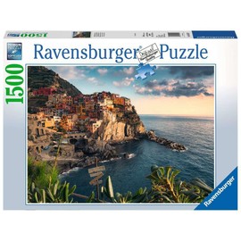Ravensburger 16227 Cinque Terre Viewpoint - 1500 Piece Puzzle for Adults, Every Piece is Unique, Softclick Technology Means Pieces Fit Together Perfectly