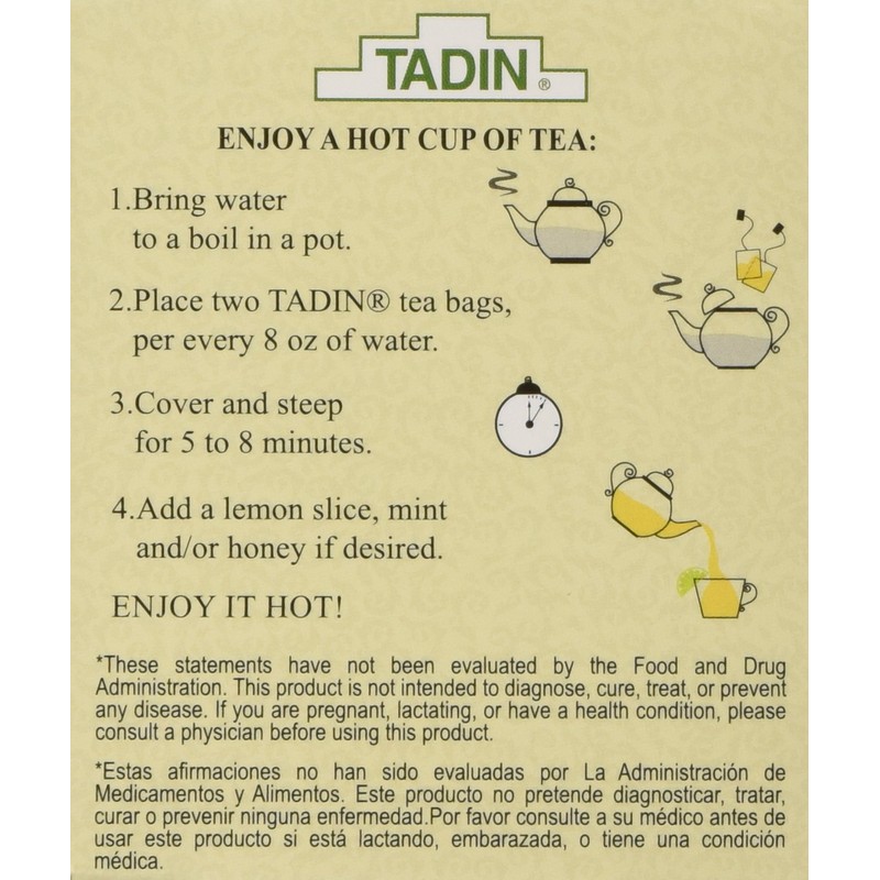 Tadin Tea Chamomile With Anise 24 Bags - Te De