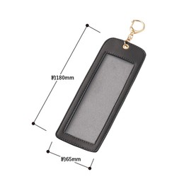 Photo Cut Key Holder, 4 Cuts, 4 Cut Photos, Pushing Goods, Photo Tag, W2.6 x H7.1 inches (65 x 180 mm), Orange