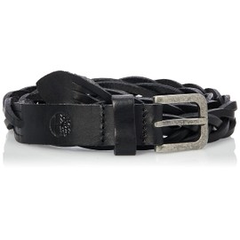 Timberland Women's Casual Leather Belt for Jeans, Black (Braided), Small (30-36)
