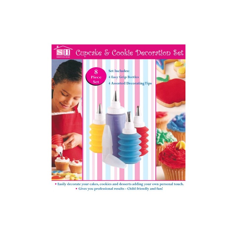 Sherwood Home - Cupcake & Cookie Decoration Set - 8