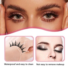 Manga Lashes Natural Look False Eyelashes Anime Lashes Mink Wispy Fluffy Spiky 3D Volume Eyelashes Pack Korean Japanese Asian Cosplay Fake Eyelashes Look Like Individual Cluster 5 Pairs by YILATAO
