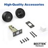 BESTTEN 3 Pack Keyed Alike Deadbolt, Single Cylinder Entry Door