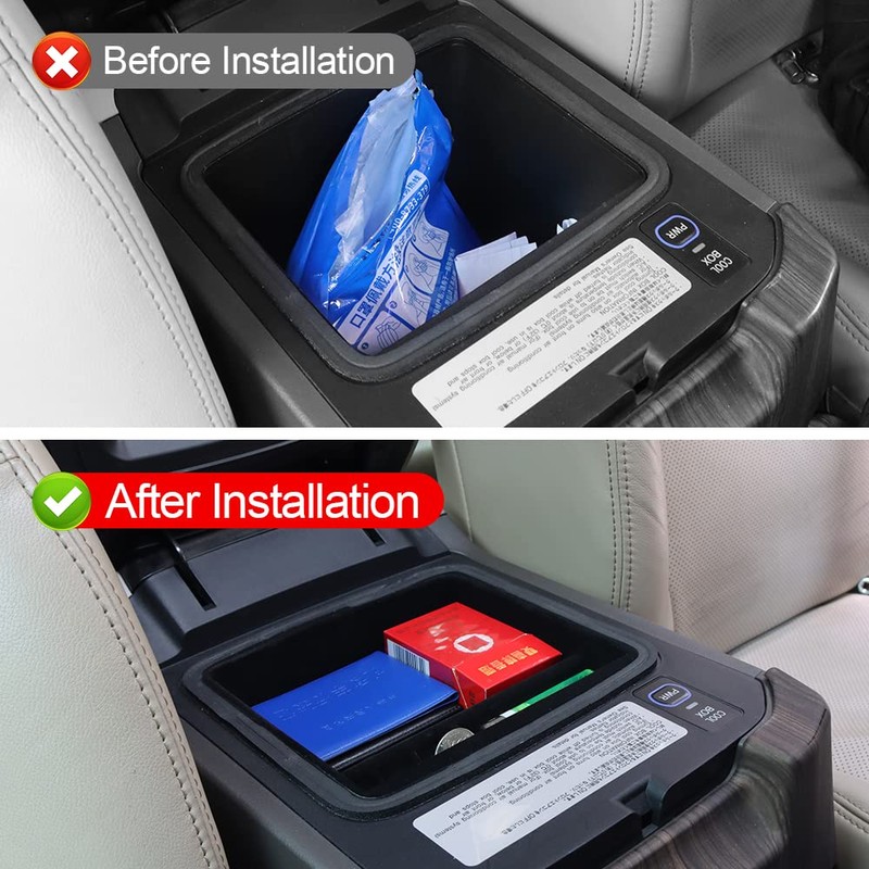 LaIIker Armrest Box Partition Storage Box Bracket for Lexus GX460