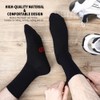 PAPLUS Compression Athletic Crew Socks (6 Pairs) for Men &