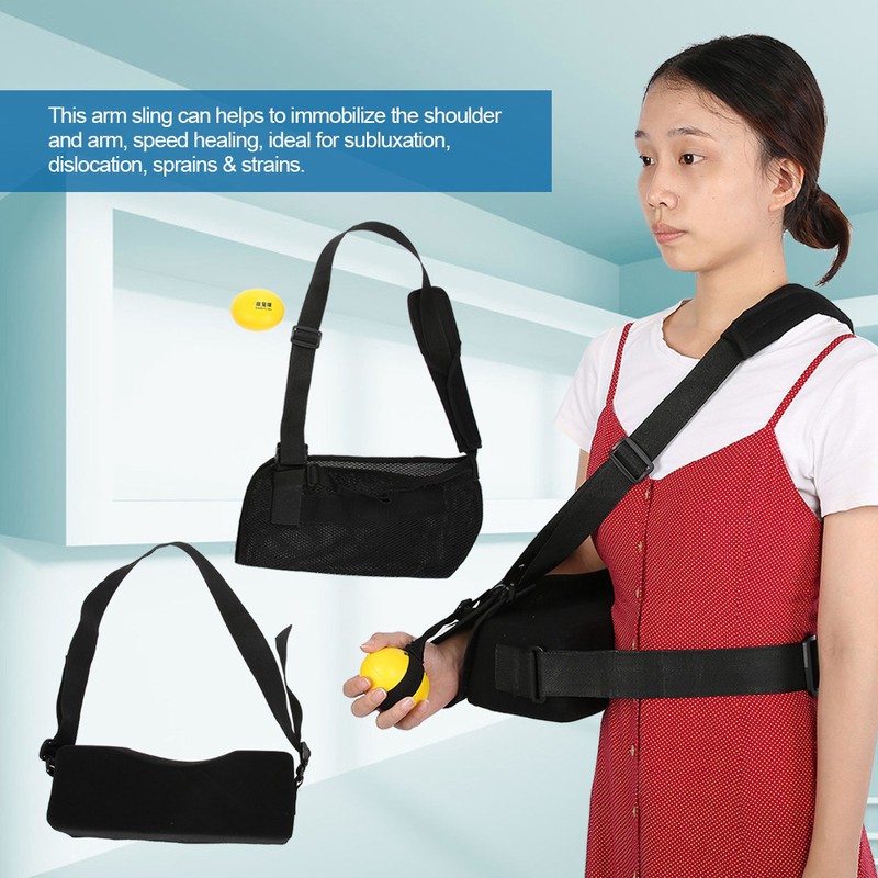 Breathable Shoulder Abduction Belt Rotator Cuff Support Arm Sling for