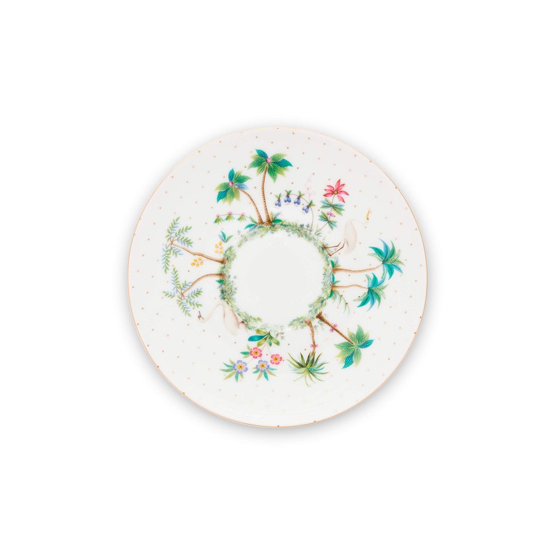 Pip Studio 51004117 Jolie Dots Gold cup/saucer 0.28 L