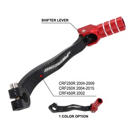 Motorcycle Gear Lever Pedal Shifter Alloy Foldable for CRF250R 2004-2009 CRF250X 2004-2017 CRF450R 2002