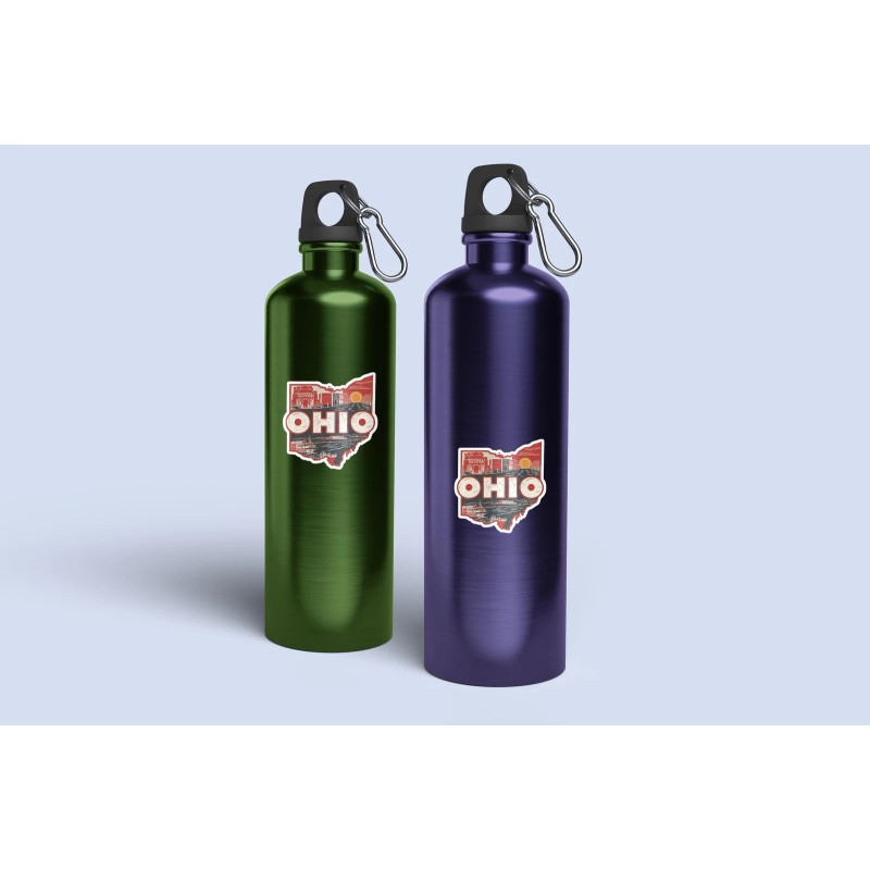 Tweed & Co. Retro Vinyl State Sticker - Ohio -