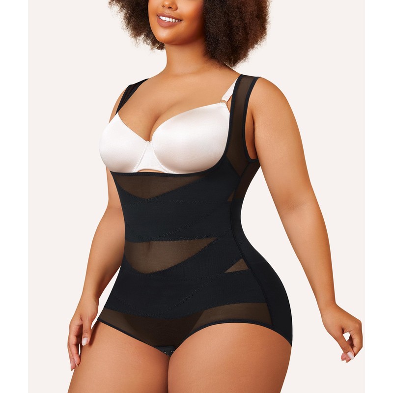 Nebility Plus Size Shapewear Bodysuit for Women Tummy Control Body