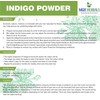 MGH Herbals Organic Indigo Powder Organic for Hair Black Colour