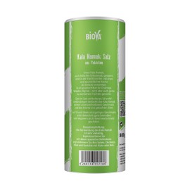 Biova KalaNamak Salt Black Salt Fine Litter Shaker Can Uniodized without Trickling Aid Unrefined Free of Additives 800 g