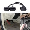 OBD Splitter Adapter, Right Angle 30cm/12 OBD II Splitter Extension