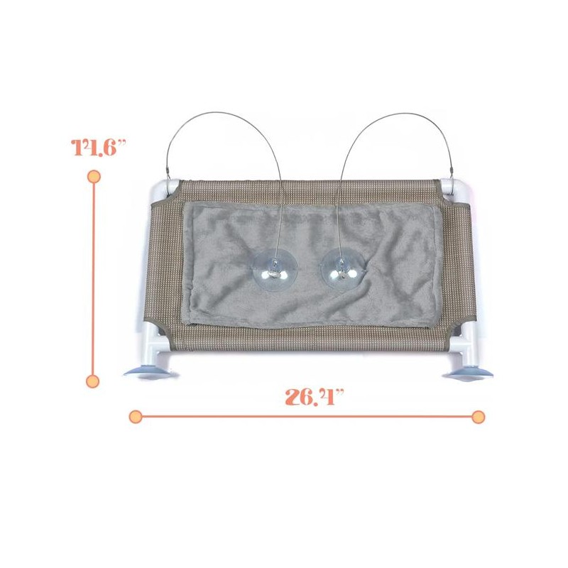 Kitty Lawn Window Lounge Kit – Real Grass Enrichment for
