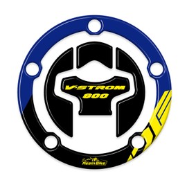 Resin Bike Stickers Motorcycle Compatible With Suzuki V-Strom 800 Of 2023. Bike Protection Fuel Cap From Bumps And Graffi. Stickers 3D Resin Champion Yellow and Glass Sparkle Black
