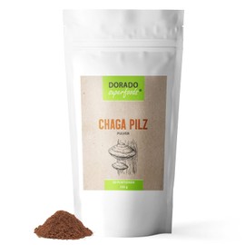 Chaga Mushroom Powder 100 g | Finely Ground from Wild Collection | Dorado Superfoods® - Free from Additives