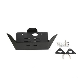 Front Skid Plate Engine Low Guard Bash Cover For KAWASAKI KLR650 2022-2024 (Black)