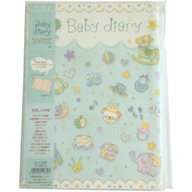 Close Pin Journal Takeimi Baby Diary Blue DI11330