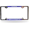 Kansas Jayhawks EZ View Chrom Metall Kennzeichenrahmen