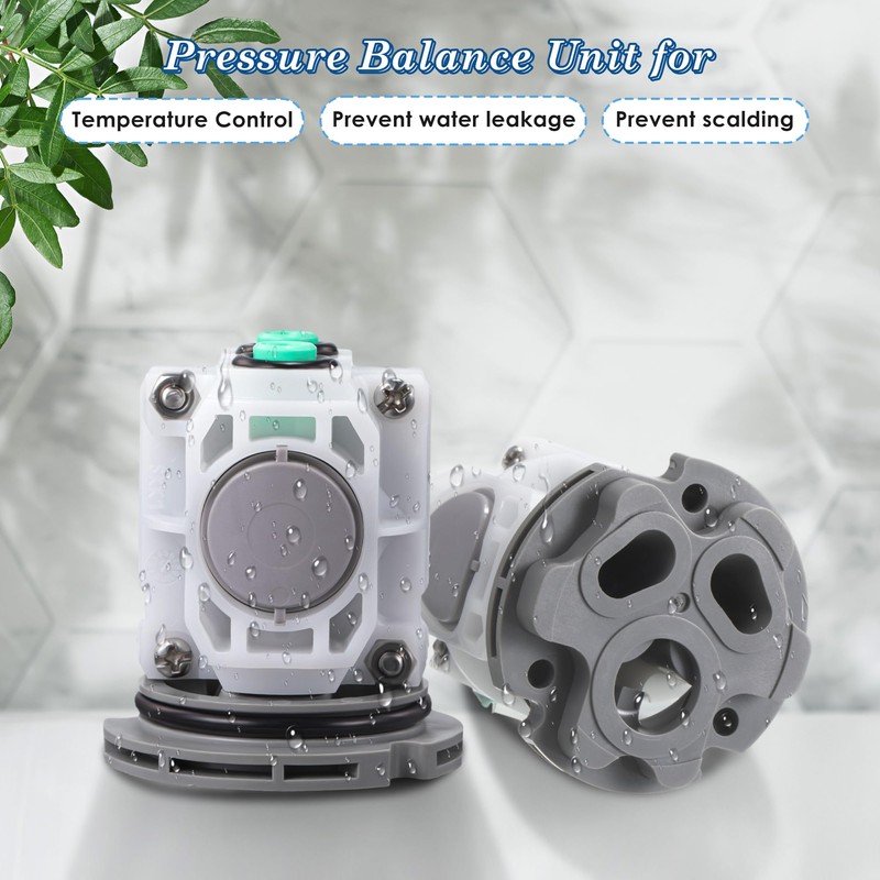 Dreyoo 2 Pack Pressure Balancing Unit for Single Control Bath