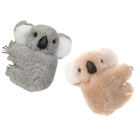 SAFIGLE 2pcs Cute Koala Hair Clip Small Koala Ladies Koala Clip Bangs Fuzzy Koala Barrette Clip on Koala Bear Koala Hair Clips Kola Thick Mini Wedding Accessory Women Grab Fabric