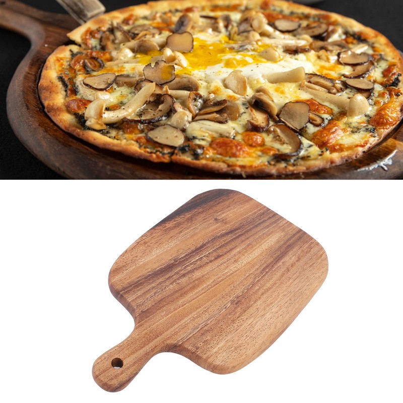 Wooden Pizza Tray Solid Wood Pizza Serving Board Pizza Spatula
