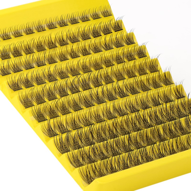 EMEDA Cluster Eyelashes 8-16 mm Lash Clusters D Curl Individual