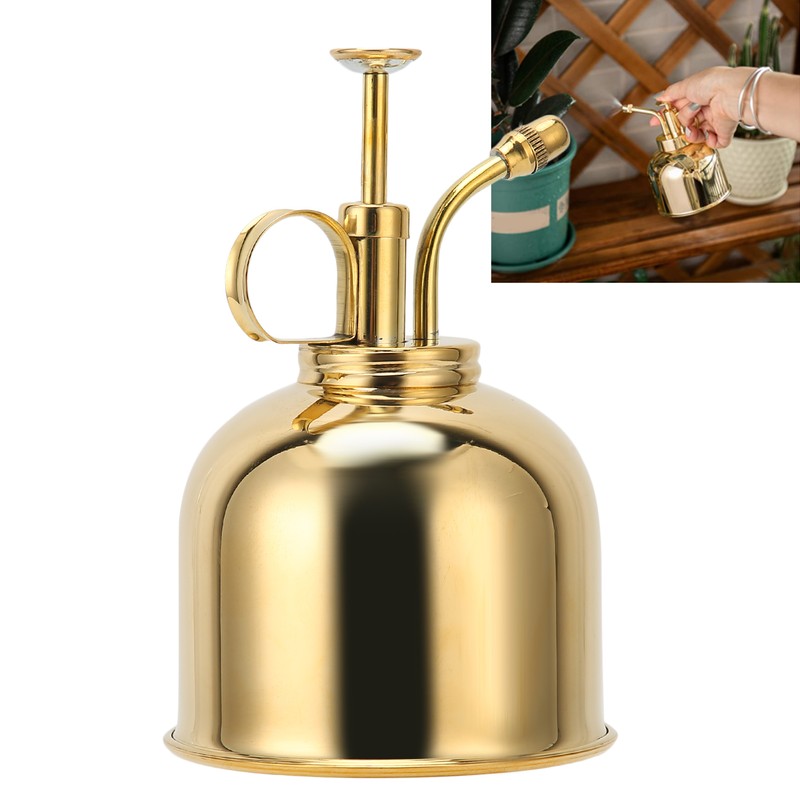 Professional Stainless Steel Watering Can with Top Pump for Succulent