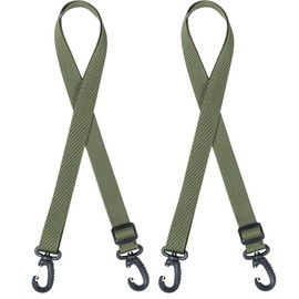 OneTigris Shoulder Straps Replacement Adjustable Strap for Briefcase Messenger Bag (2PC, Green)