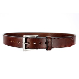 Daltech Force Steel Core Reinforced Leather Gun Belt - Extra Thick Concealed Carry (Brown,32)