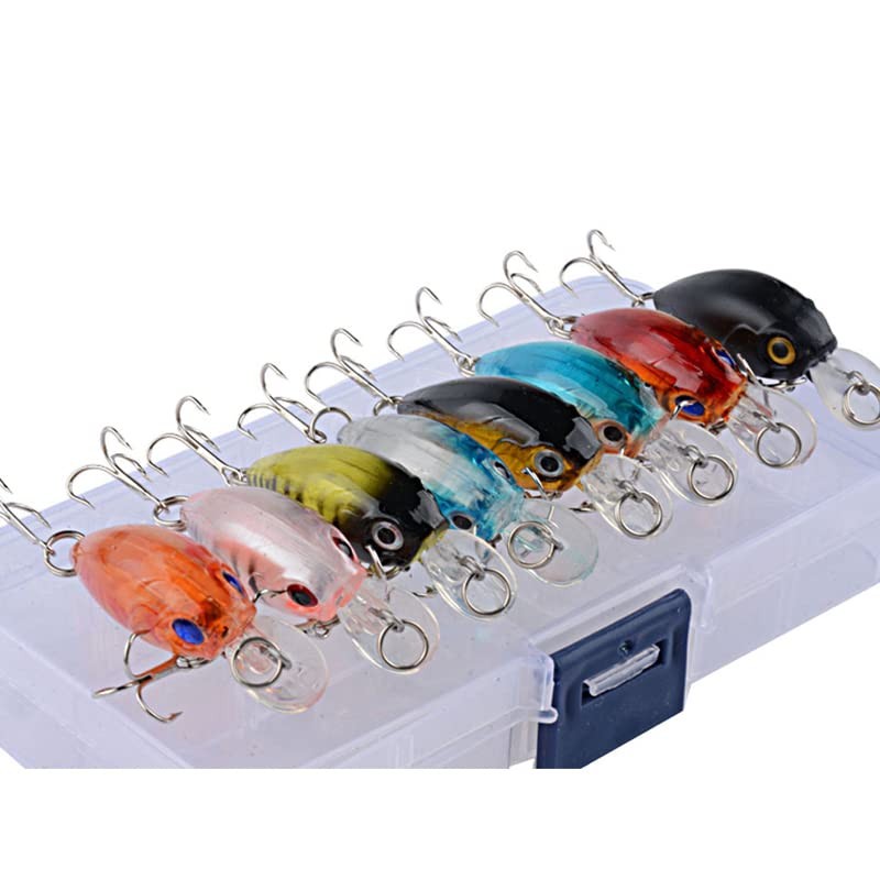 AIMALL 8X Fishing Lures Bream Bass Trout Redfin Perch Cod