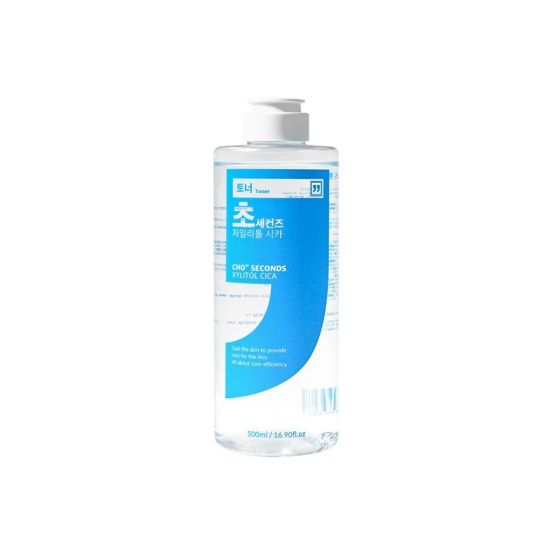 Cho Seconds Xylitol Cica Skin Toner 500ml / Cooling, Moisturizing,