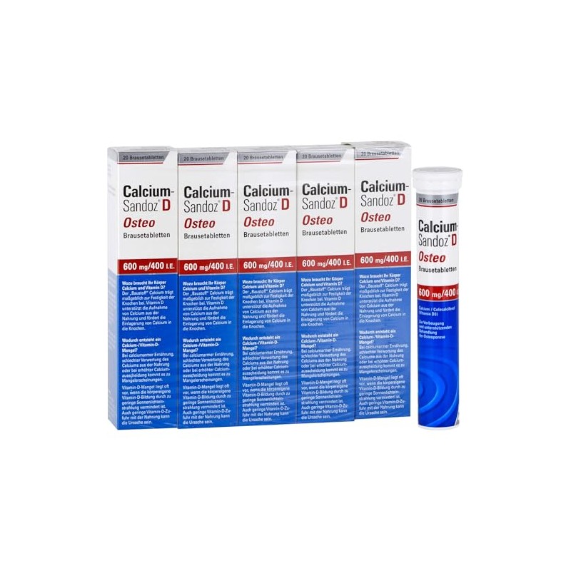 Calcium Sandoz D Osteo Effervescent Tablets Pack of 100
