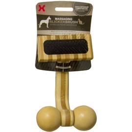 Hugs Pet Products Bamboo Massaging Brush for Pets