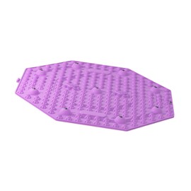 perfeclan Foot Massager Mat Reflexology Pad Professional, Anti Slip Compact Massage Tool Lightweight Acupressure Mat Pressure Point Pad, Purple
