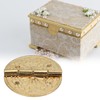 10pcs Mini Antique Hinges Round Exquisite Retro Design Corrosion Resistance