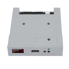 3.5in SSD Floppy Drive Emulator,SFR1M44-U100 1.44MB FAT32 USB SSD Floppy Drive Emulator+CD Screws,Plug and Play,Easy to Install,for Industrial Control Equipment