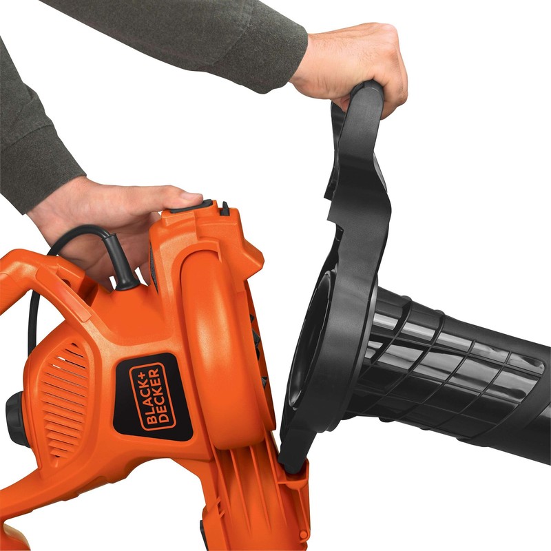 BLACK+DECKER Leaf Blower Leaf Vacuum and Leaf Mulcher 3-in-1, Electric