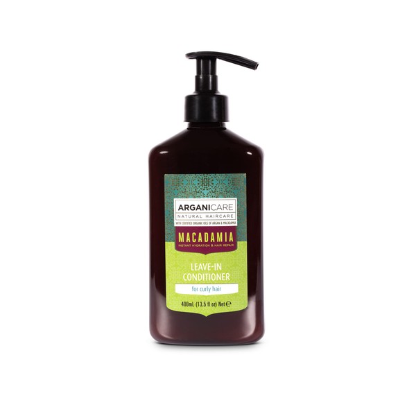 ArganiCARE Macadamia For Curly Hair No Rinse Conditioner 400 ml