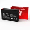 AJC Battery Compatible with Stairmaster 3800RC 6V 1.3Ah Fitness Equipment