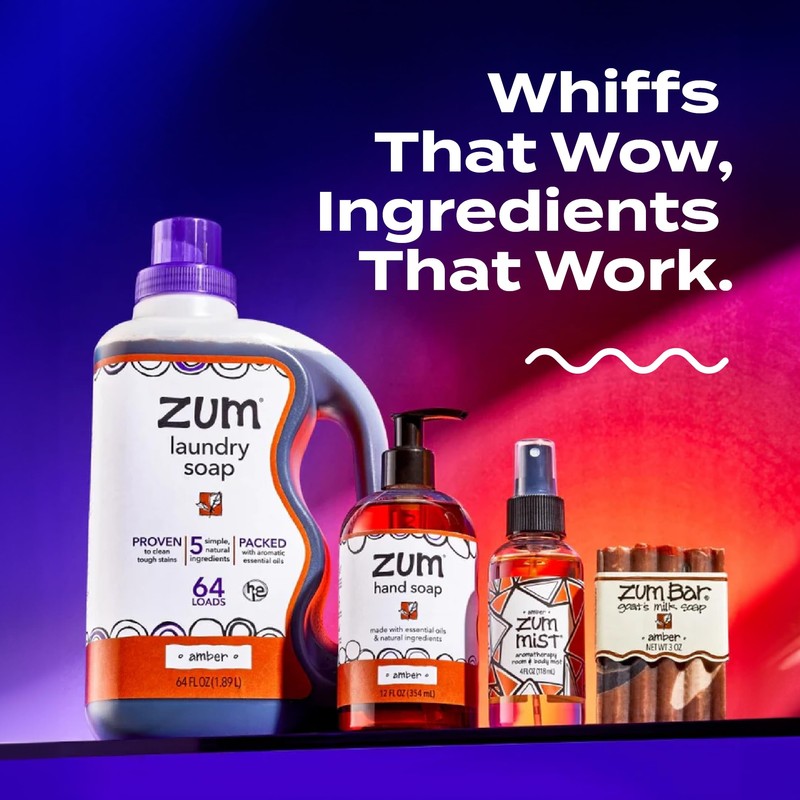 Indigo Wild Zum Laundry Soap - Plant-Based Liquid Laundry Soap